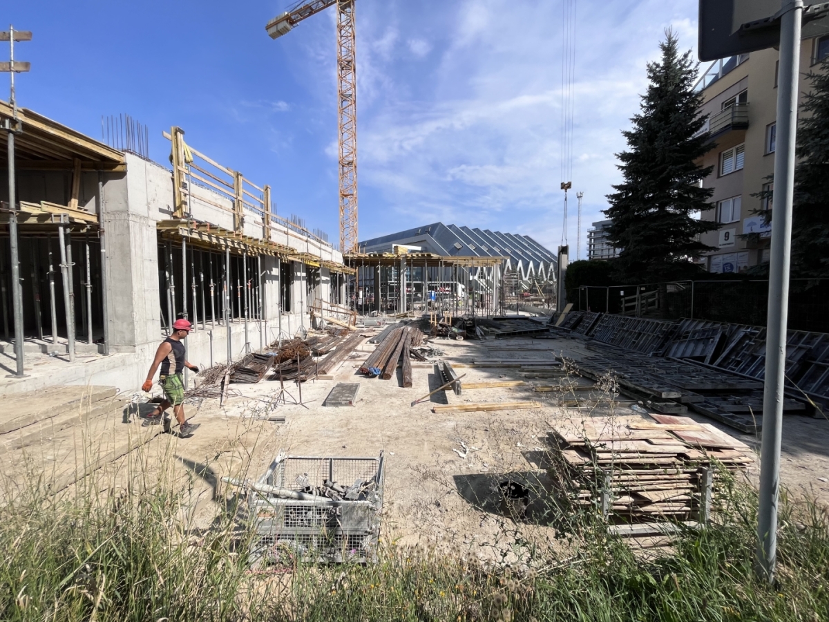 Budowa Capital Towers Residence przy skrzyżowaniu ulic Lenartowicza i Podpromie [SIERPIEŃ 2023]